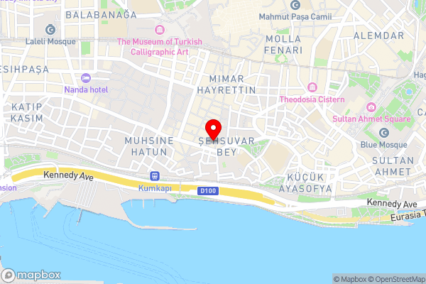 Sayeban Hotel Istanbul - Hotel Location Map