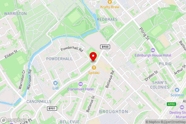 Scottish Stays - Top Floor Apartment in Broughton Road - Hotel Location Map