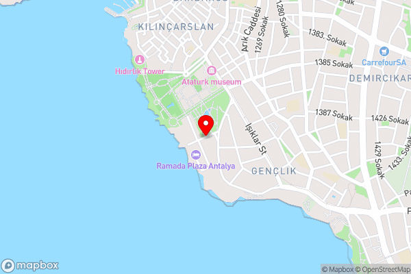 Sea town utku - Hotel Location Map