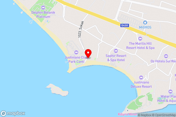 SEAPHORIA BEACH HOTEL & Spa - by Mir'Amor-Ultra All Inclusive - Hotel Location Map