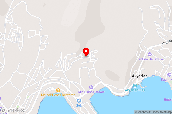 Seaview Apart Bodrum - Hotel Location Map