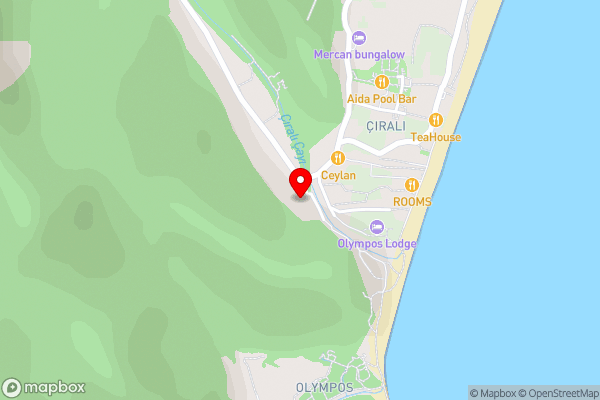 Sedir Palas - Hotel Location Map