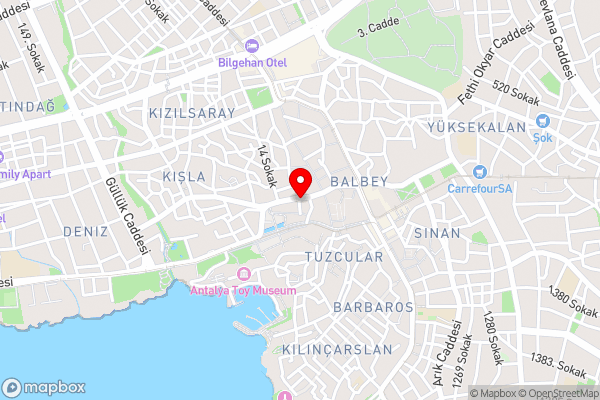 Şehir Hotel - Hotel Location Map