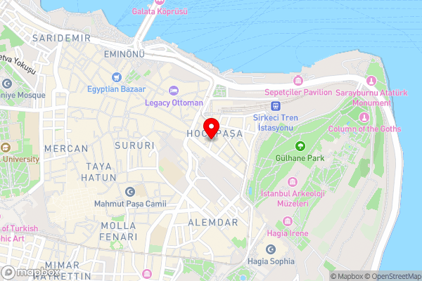 Şehir Hotel Old City - Hotel Location Map