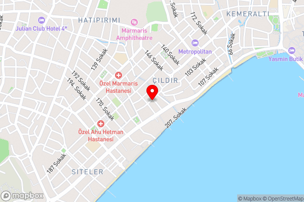 selenya apart - Hotel Location Map