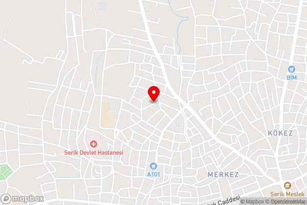 Selin Otel Belek - Hotel Location Map