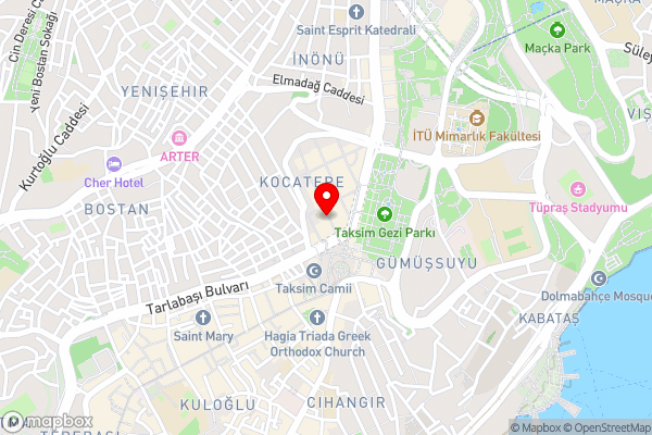 Seminal Hotel Taksim - Hotel Location Map