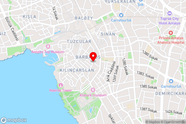 Sera Homes Kaleici Oldtown - Hotel Location Map