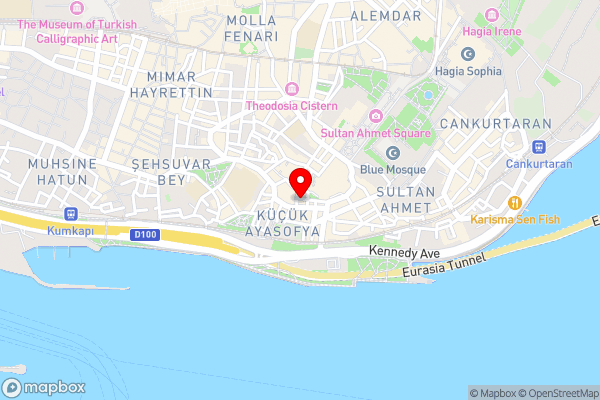 Serenity Boutique Hotel Istanbul - Hotel Location Map