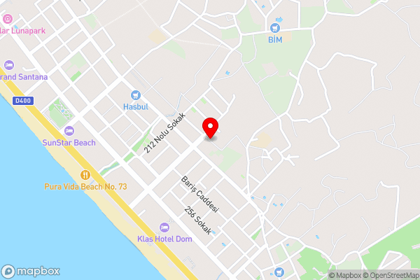 serenityrecidencesitesi - Hotel Location Map