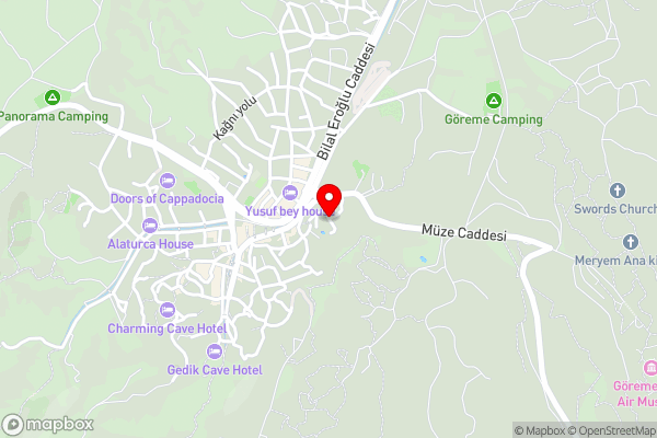 Seven Rock Cave Hotel - Hotel Location Map