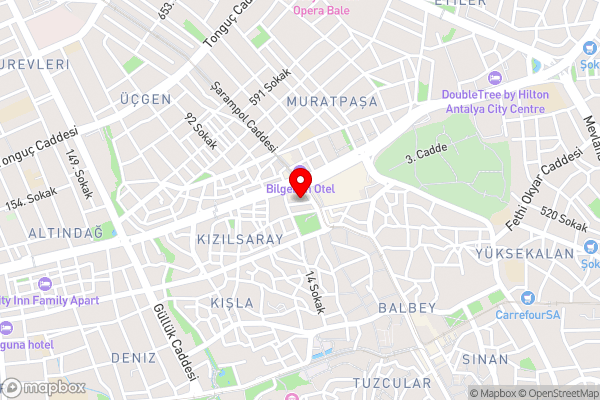 Sever Hotel - Hotel Location Map