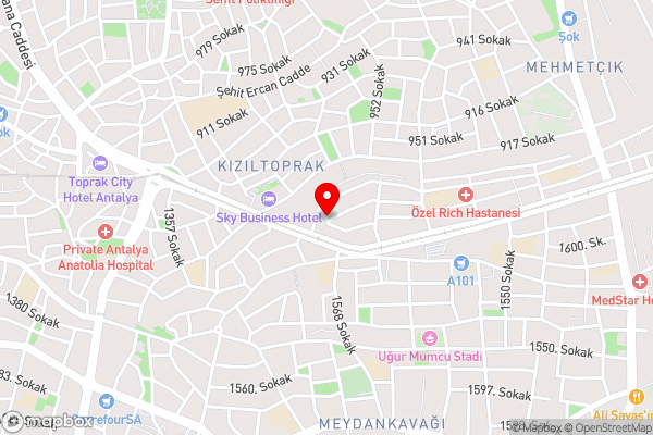 SEVER SUİTES HOTEL - Hotel Location Map
