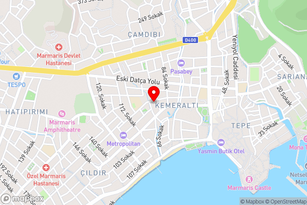 Sezin Apart - Hotel Location Map