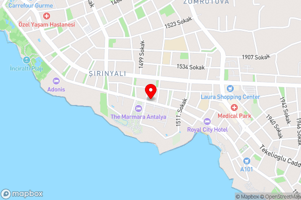 Siete hotel - Hotel Location Map