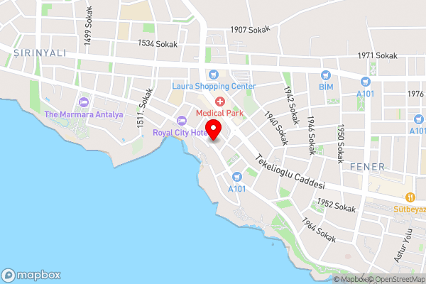 Siete Hotel - Hotel Location Map