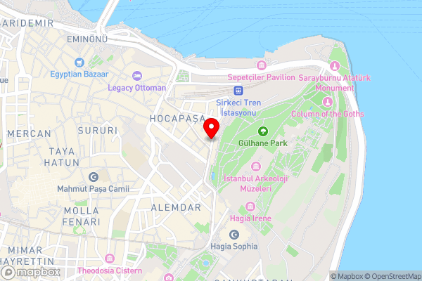 Sirkeci Mansion - Hotel Location Map