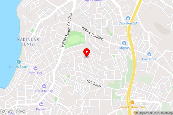 Sisi's Holiday Houses - Kusadasi - Hotel Location Map