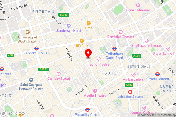 Soho Chambers by Indigo Flats - Hotel Location Map