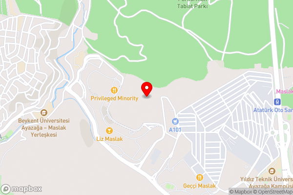 Somerset Maslak Istanbul - Hotel Location Map