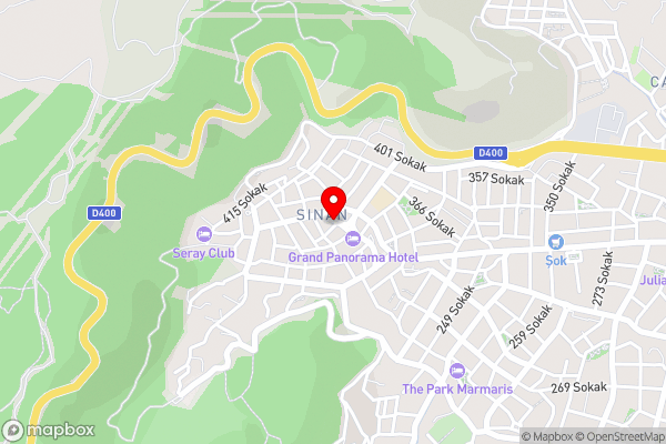Sör Travel Marmaris - Hotel Location Map