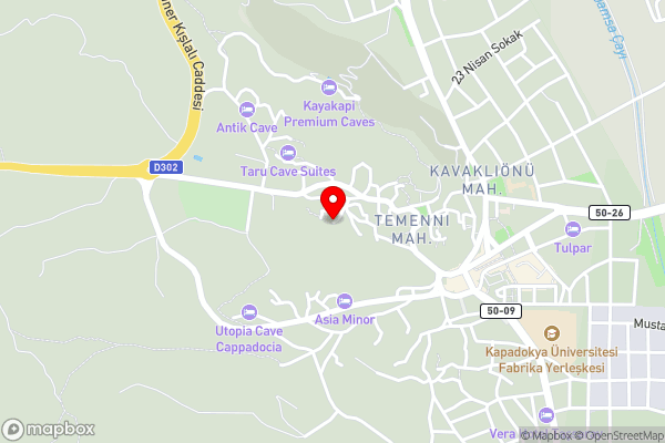 SOTA Cappadocia - Hotel Location Map