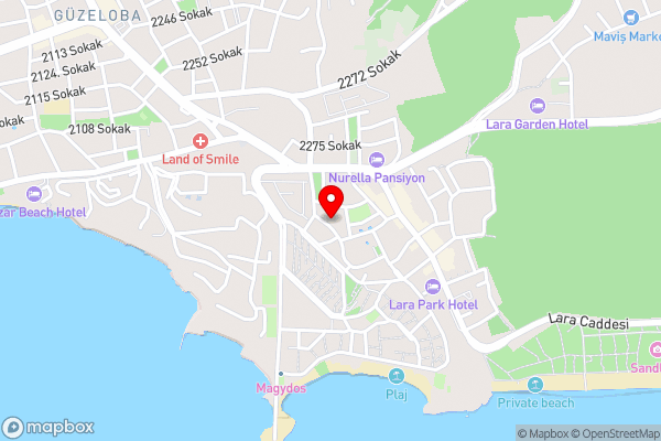 Spacious and Central Apartment near Lara Beach in Muratpasa, Antalya - Hotel Location Map