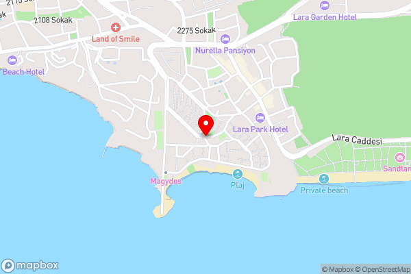 Spacious Flat Near Lara Beach in Antalya Muratpasa - Hotel Location Map