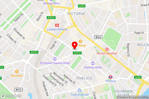 Stanley House Hotel - Hotel Location Map