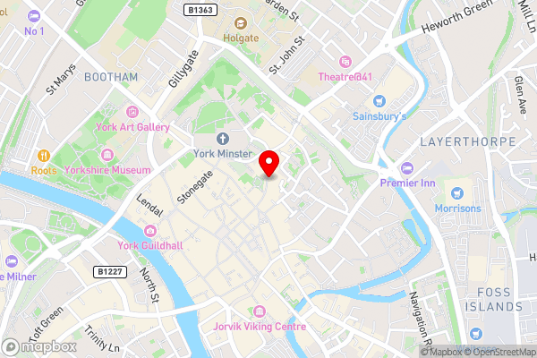 Star Apartment York City Centre - Self Check-in - Hotel Location Map