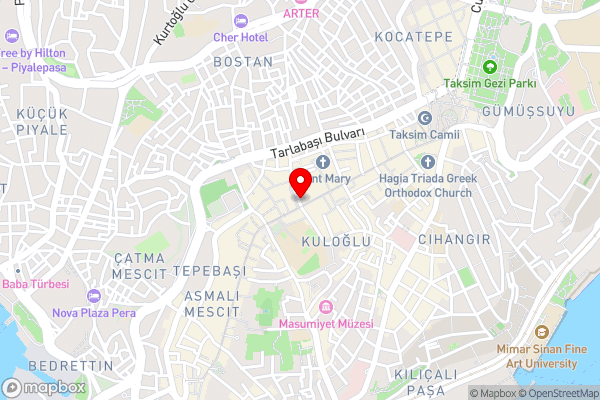 Stay Lab Taksim - Hotel Location Map