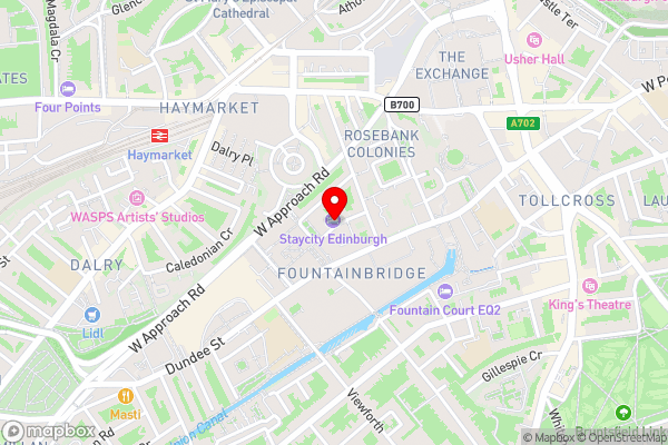 Staycity Aparthotels West End - Hotel Location Map