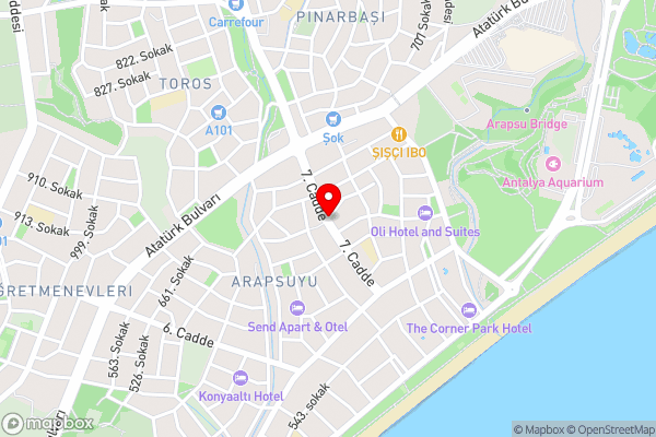 Stile Suite Marine Hotel - Hotel Location Map