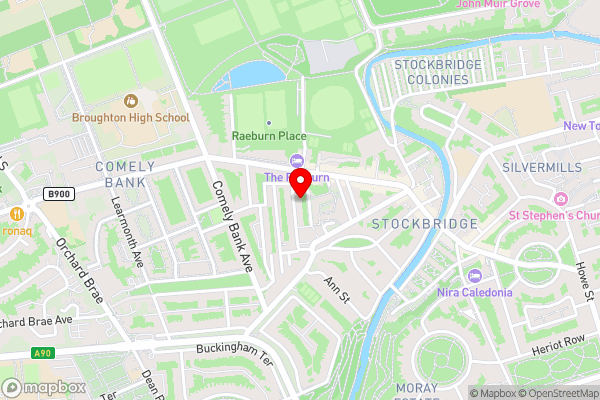Stockbridge Edinburgh Apartment - Hotel Location Map