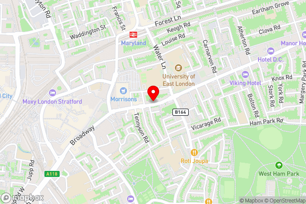 Stratford Hotel - Hotel Location Map