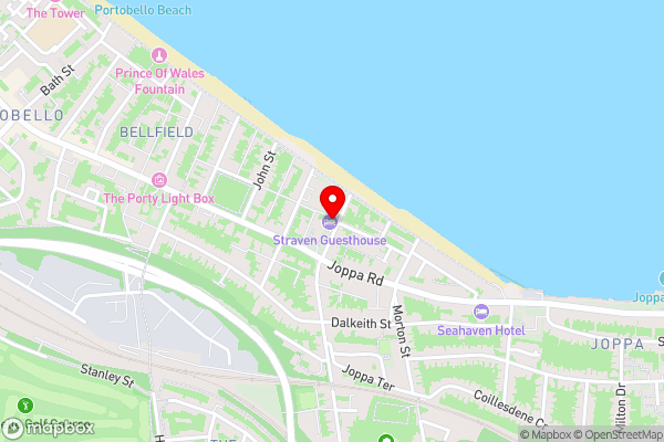 Straven Guesthouse - Hotel Location Map