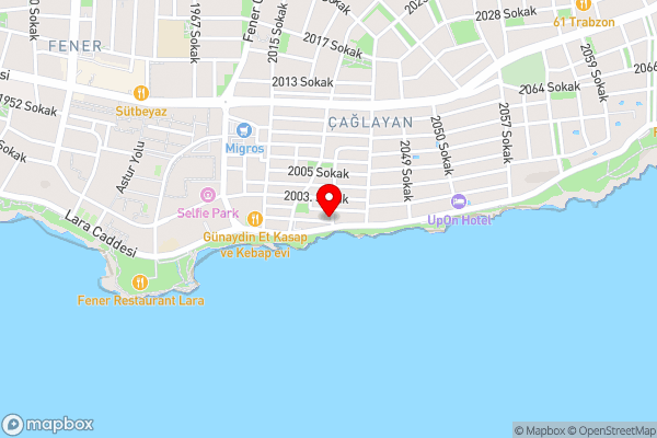 Sulara Exclusıve Hotel Lounge Bistro - Hotel Location Map