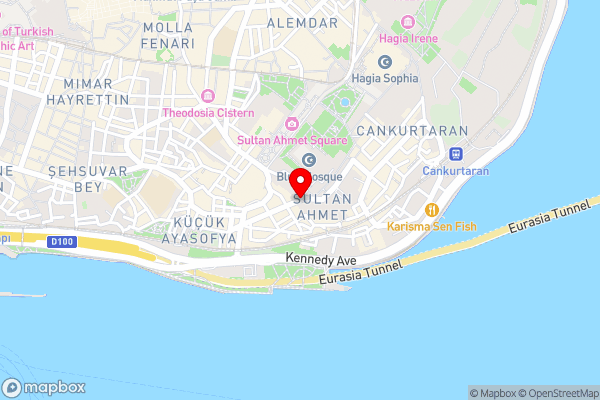 Sultan Corner Suites - Hotel Location Map