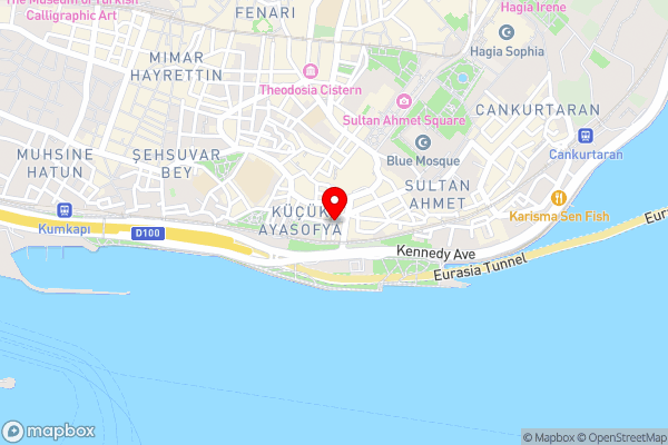 Sultanahmet Inn Hotel - Hotel Location Map