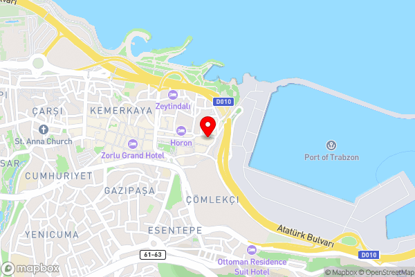 Sumela Park Hotel - Hotel Location Map