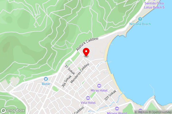 Sun Blue Apart Hotel - Hotel Location Map