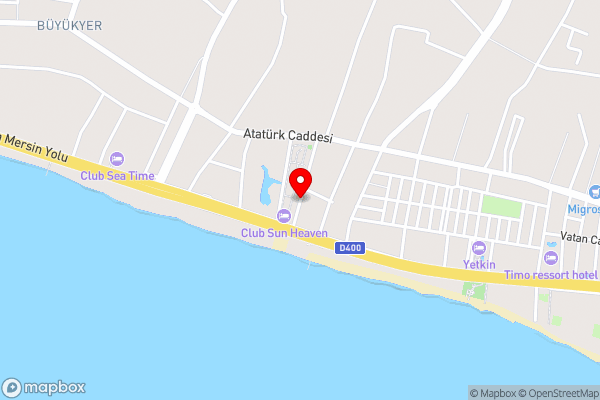 SUN HEAVEN FAMILY & SPA - Hotel Location Map