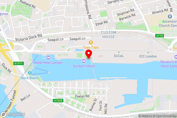 Sunborn London Yacht Hotel - Hotel Location Map