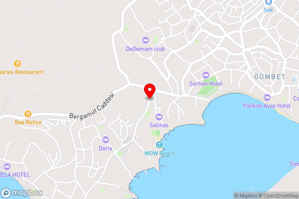 Sunpoint Hotel Bodrum - Hotel Location Map