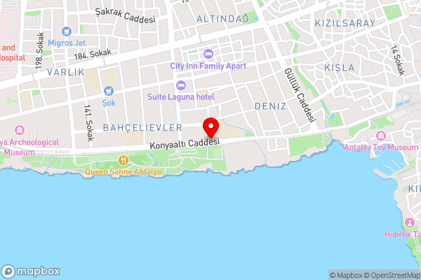 Sunset hotel - Hotel Location Map