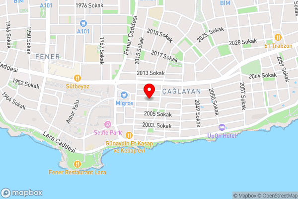 Superb Flat Close to Duden Waterfall in Muratpasa - Hotel Location Map