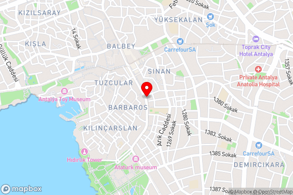 Superb Flat near Hadrian's Gate - Hotel Location Map