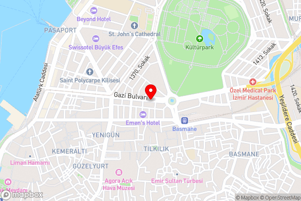 Susuzlu Atlantis Hotel - Hotel Location Map