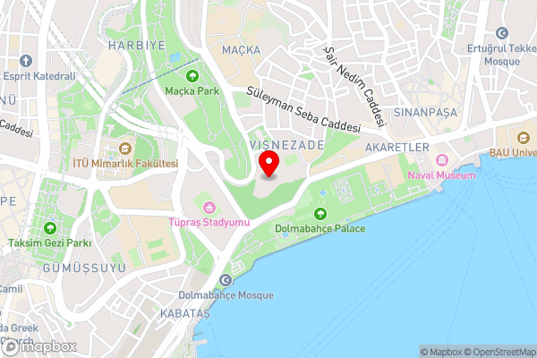 Swissotel The Bosphorus Istanbul - Hotel Location Map