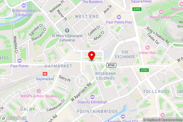 Syozant Morrison Edinburgh Apartments - Hotel Location Map